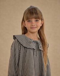 Black Gingham Mini Dress