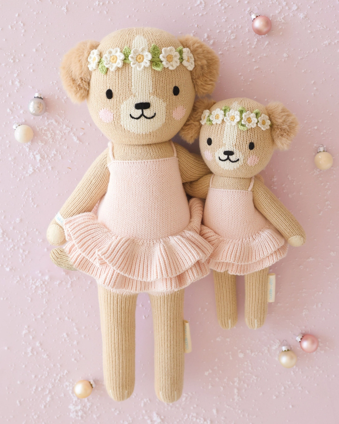 Evelyn the Golden Knitted Doll