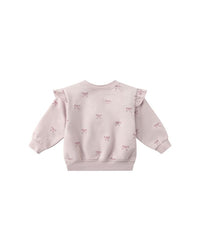 Bows Ruffle Sweatshirt