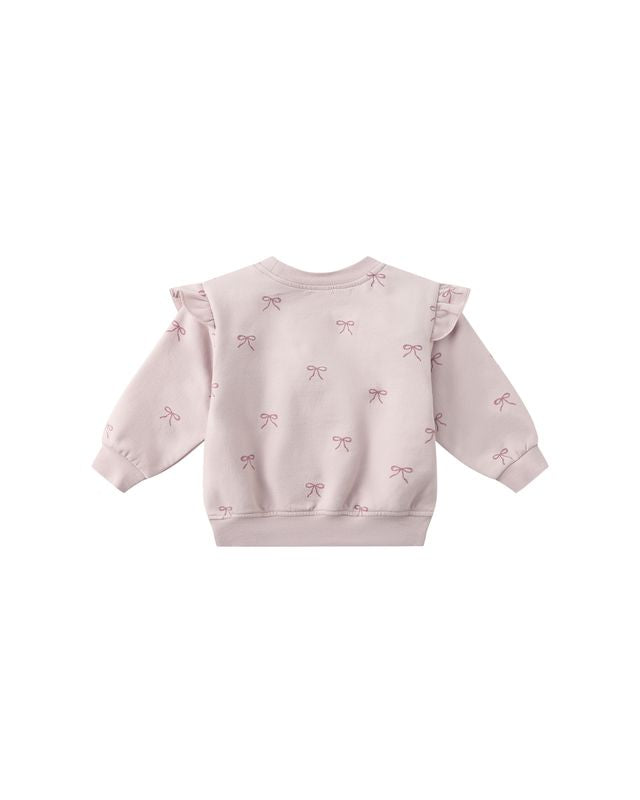 Bows Ruffle Sweatshirt