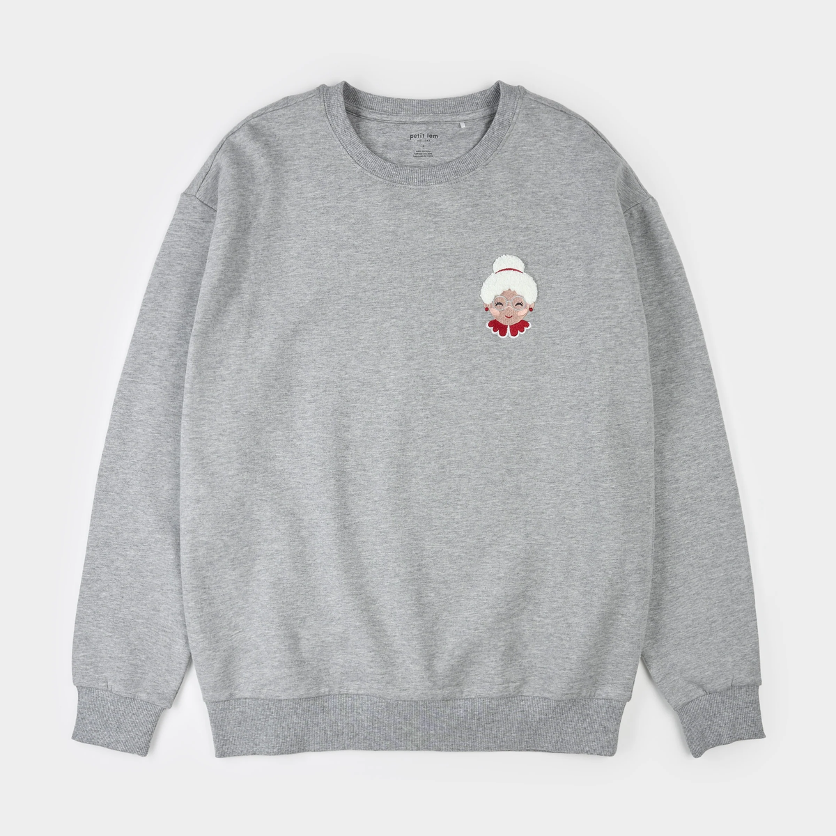 Mama Claus Embroidered Pullover
