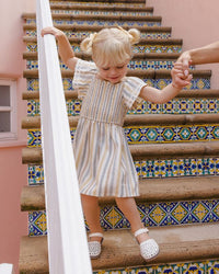 Valencia Stripe Lindsay Dress