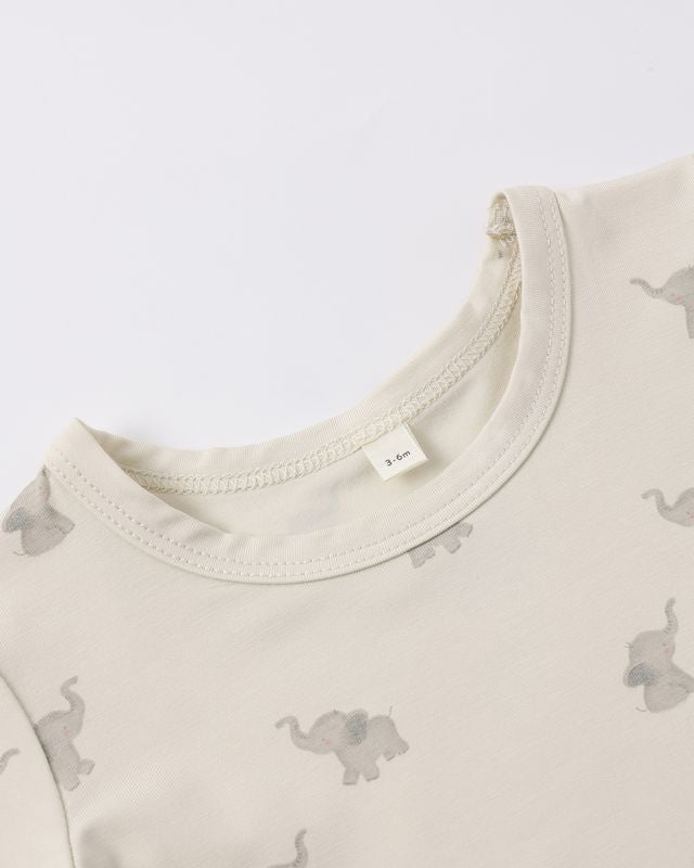 Elephants Bamboo Bodysuit
