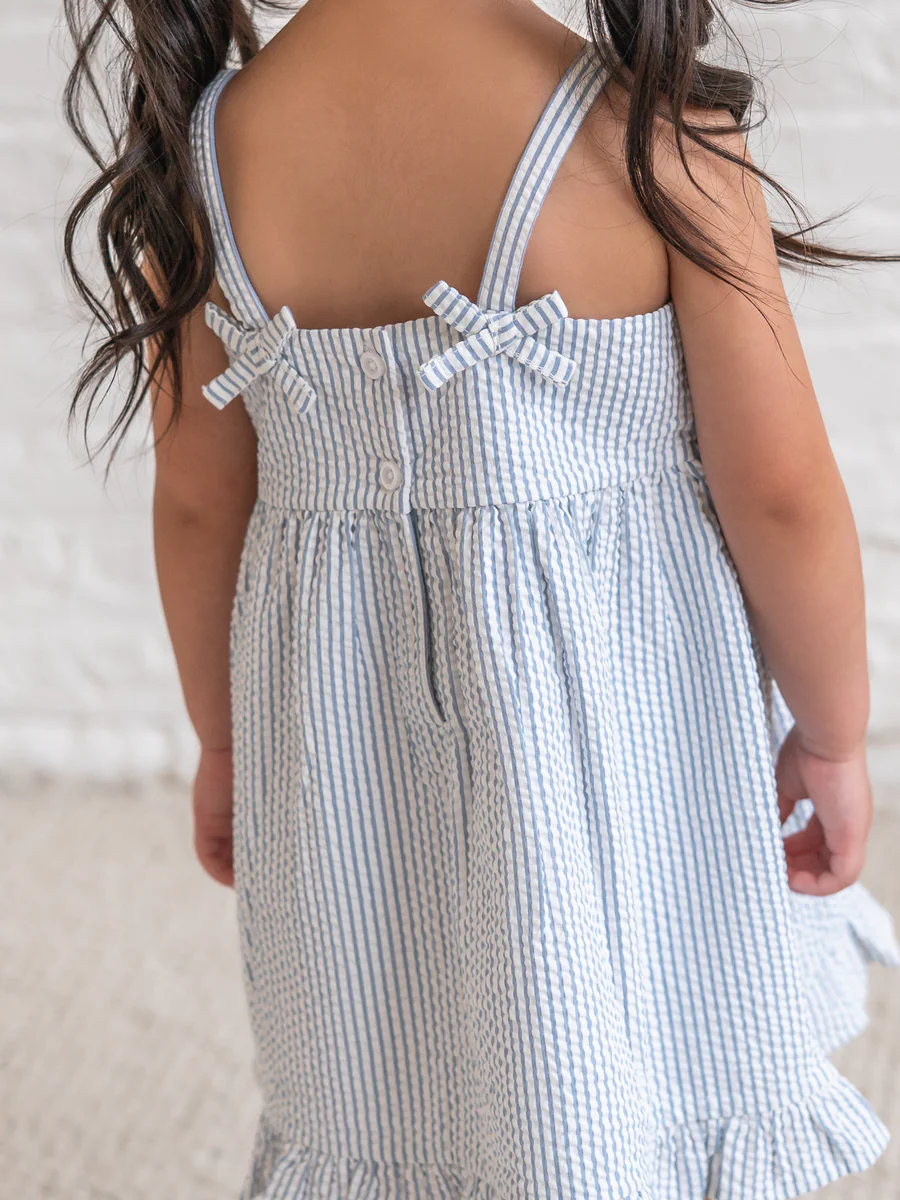 Shore Stripe Juliette Seersucker Dress