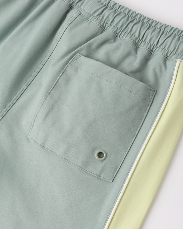 Sea Green Paneled Boardshort
