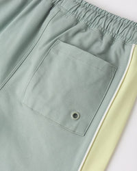 Sea Green Paneled Boardshort