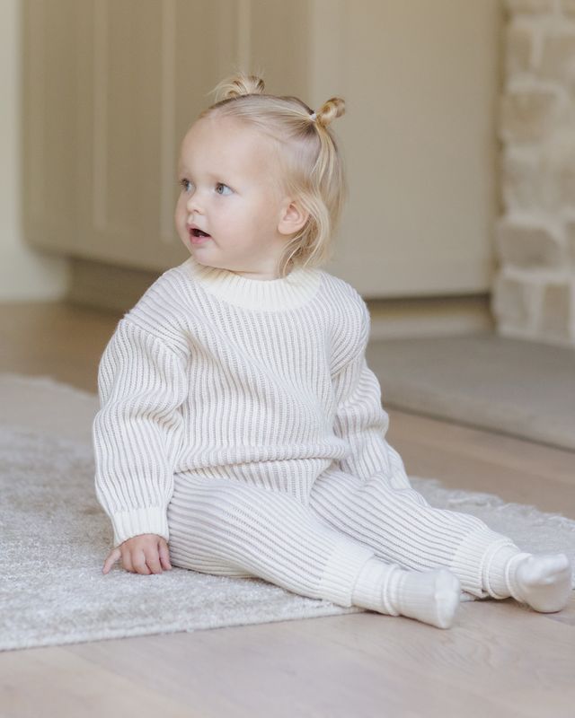 Lilac Relaxed Knit Sweater