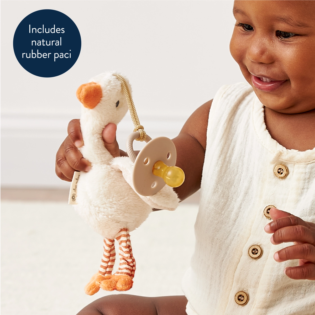 Goose Plush Pacifier