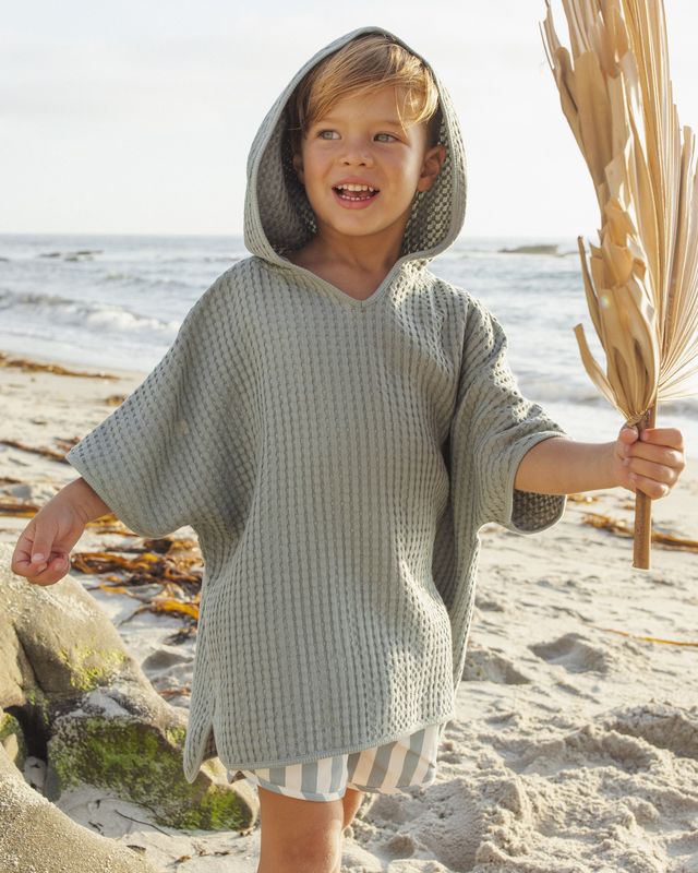 Sea Green Beach Poncho