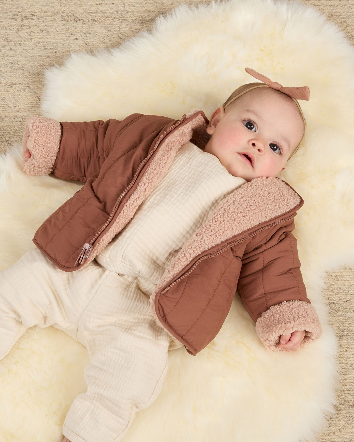 Blush Shearling Jacket