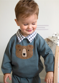 Bear Collar Sweater