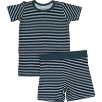 Navy Stripe Bamboo Cozy Set