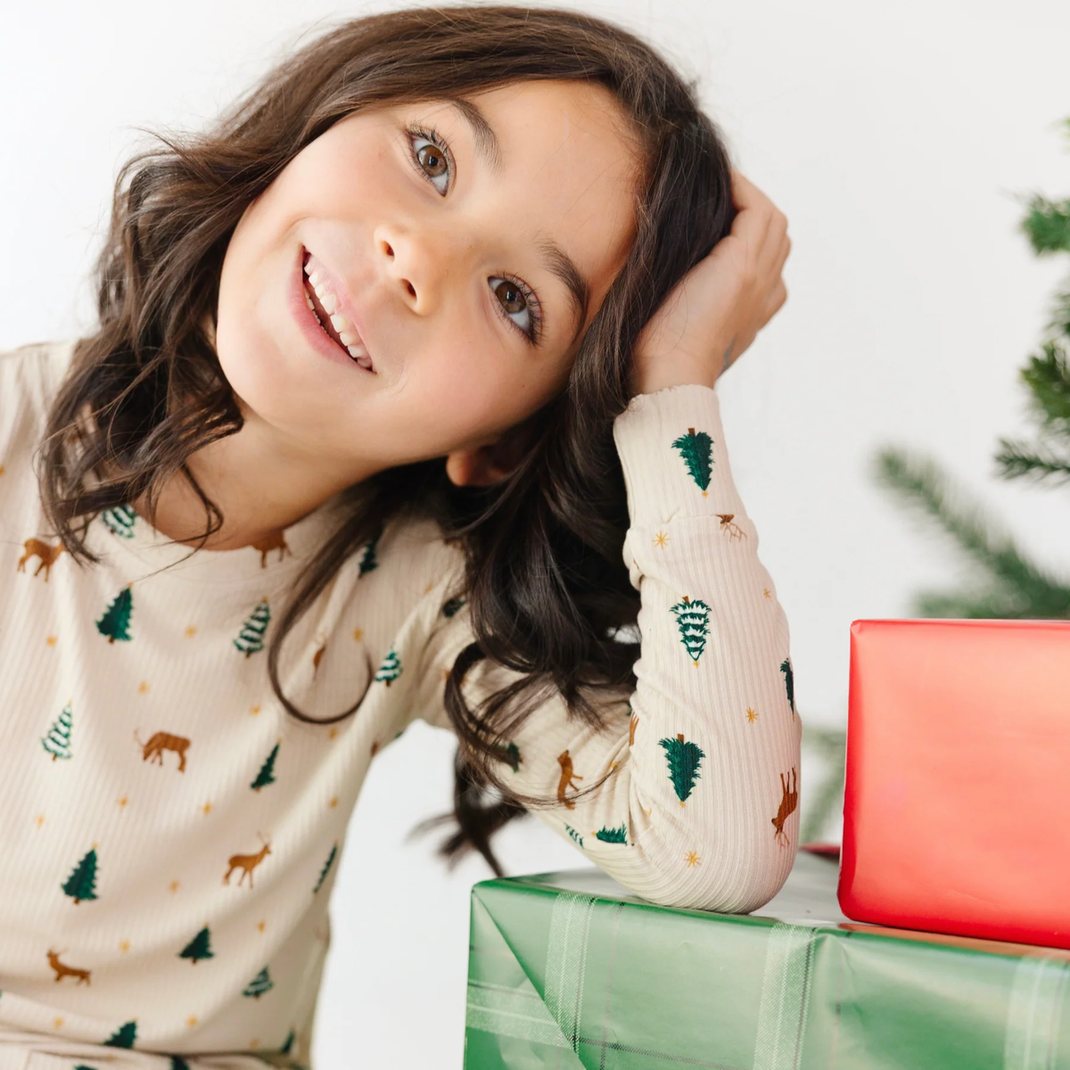 Reindeer Forest Bamboo Two-Piece Set