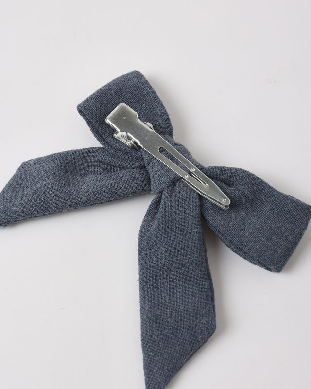 Navy Bows 2pk