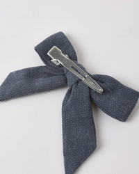 Navy Bows 2pk