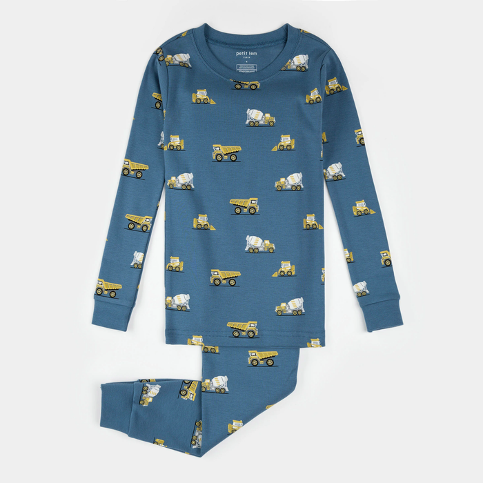 Construction Truck Pajama Set