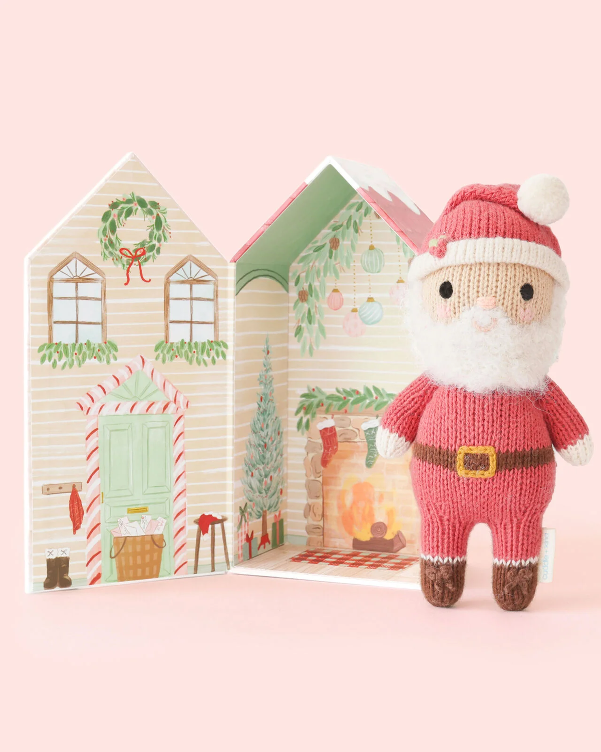 Tiny Santa Knitted Doll