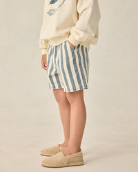 Navy Stripe Dawson Short