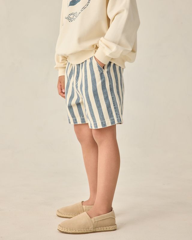 Navy Stripe Dawson Short