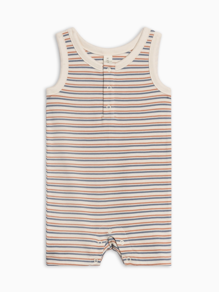 Voyage Stripe Nile Romper