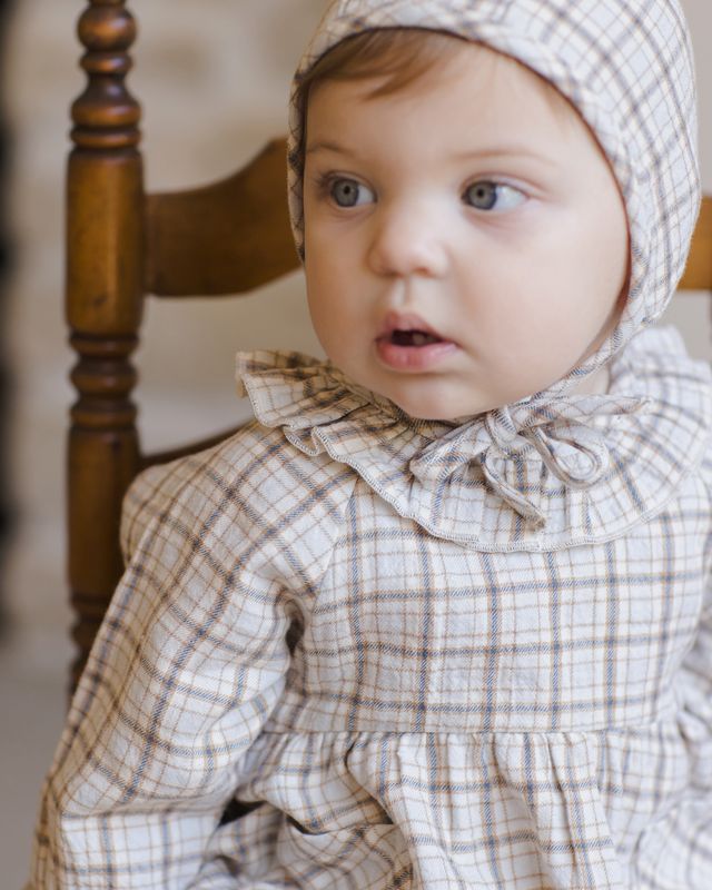 Blue Plaid Simone Dress