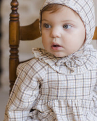 Blue Plaid Simone Dress