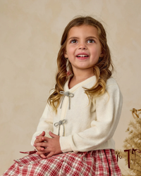 Ivory Bow Cardigan