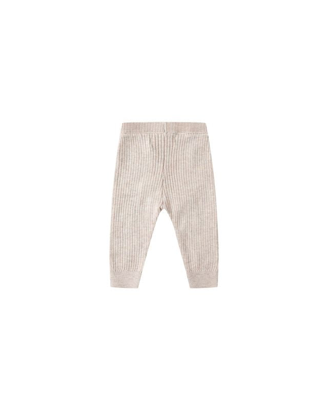 Oatmeal Rib Knit Legging