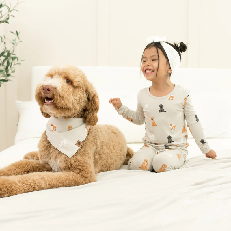 Fluffy Dog Pajama Set