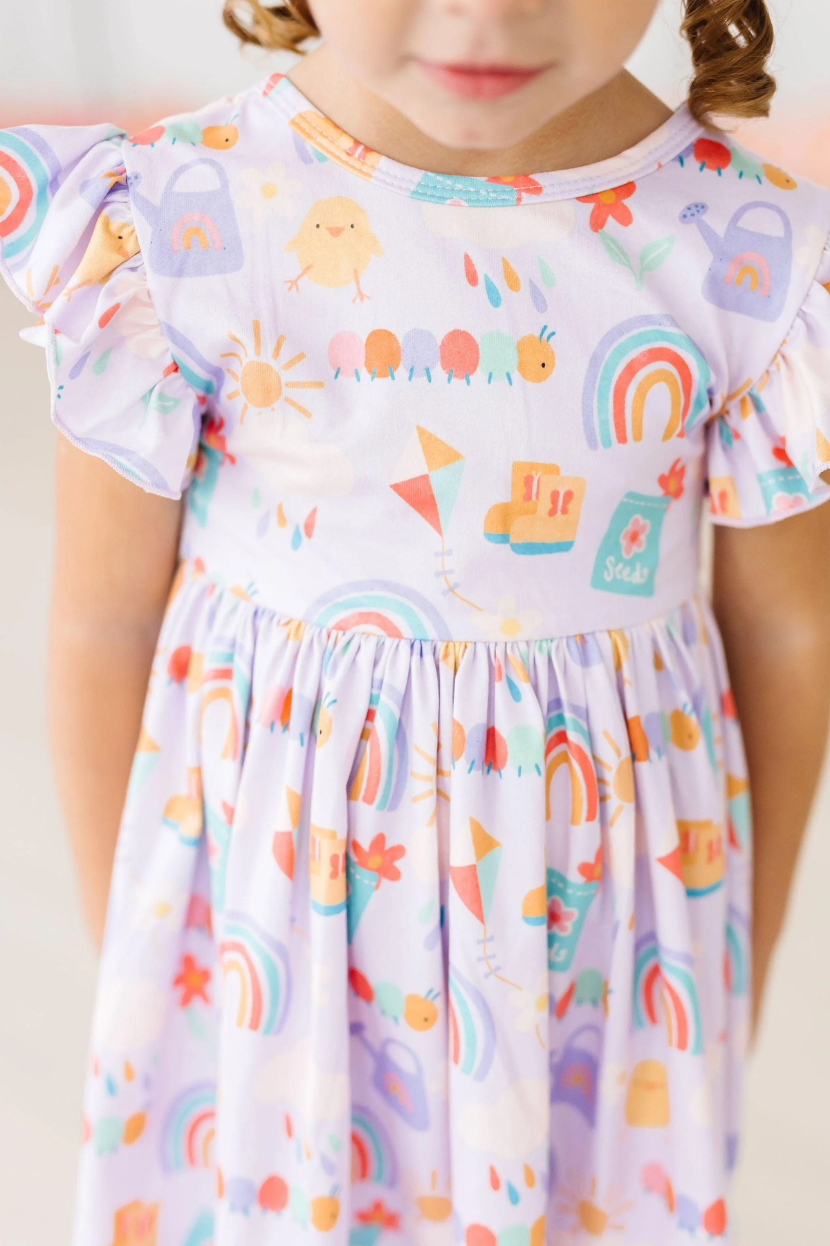 Rainy Day Flutter Twirl Dress