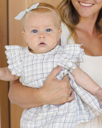 Blue Plaid Alina Dress