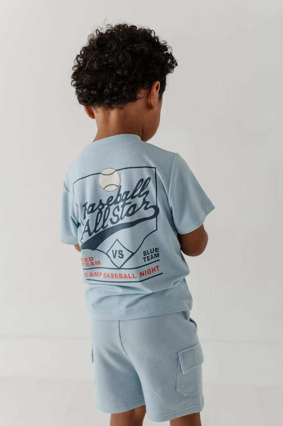 Sky Blue Cargo Shorts