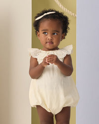 Ivory Eyelet Myla Romper