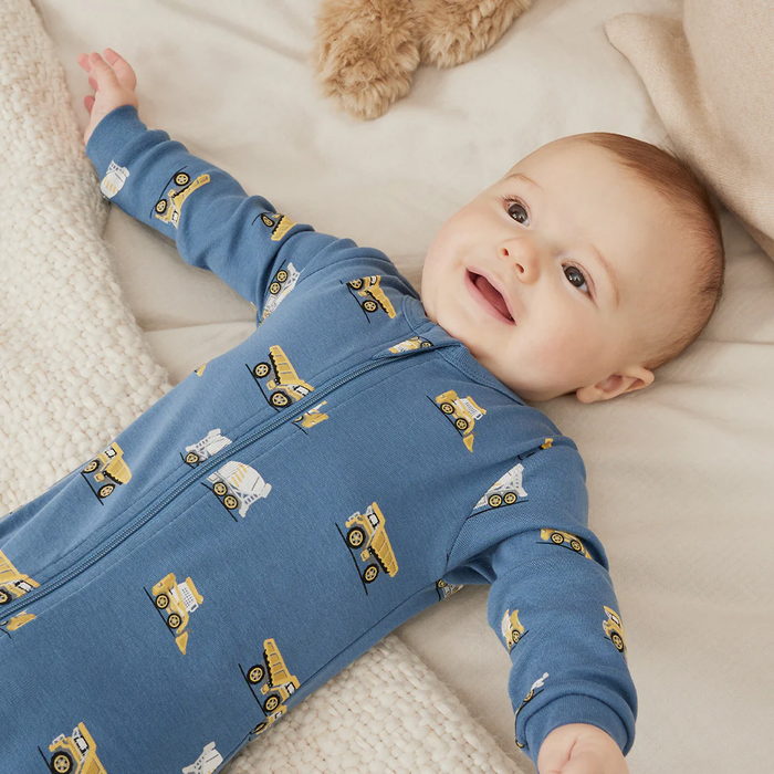 Construction Truck Pajama Sleeper