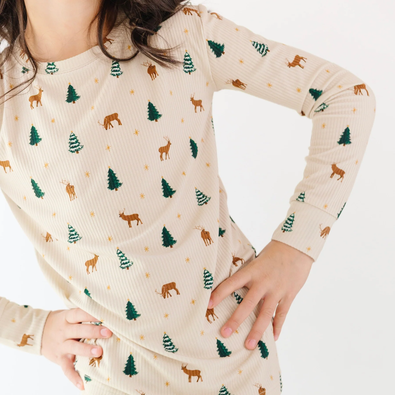 Reindeer Forest Bamboo Two-Piece Set