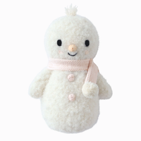 Baby Snowman Knitted Doll