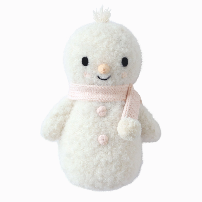 Baby Snowman Knitted Doll