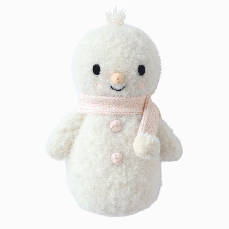 Baby Snowman Knitted Doll