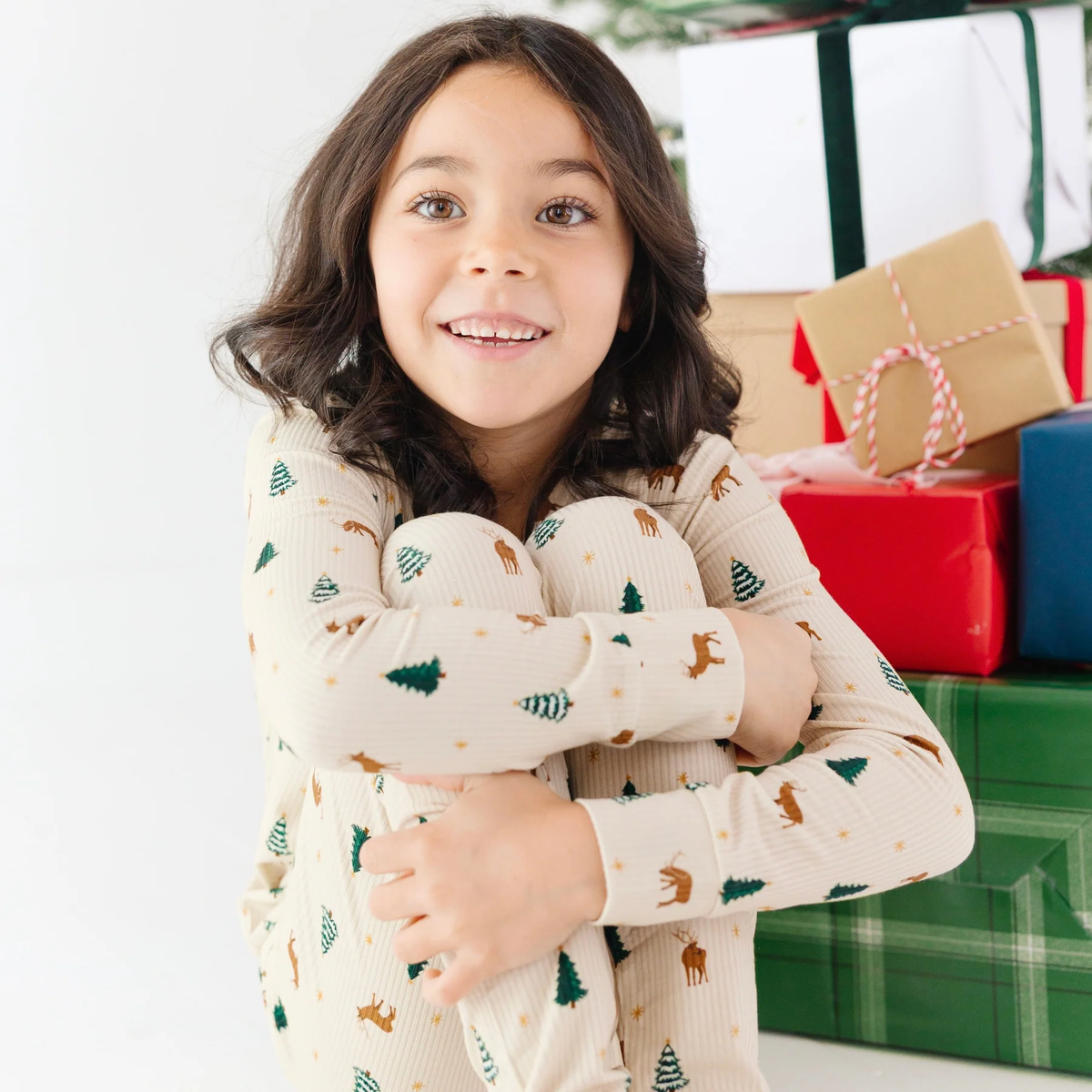 Reindeer Forest Bamboo Two-Piece Set