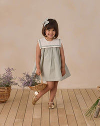 Eucalyptus Check Daisy Dress