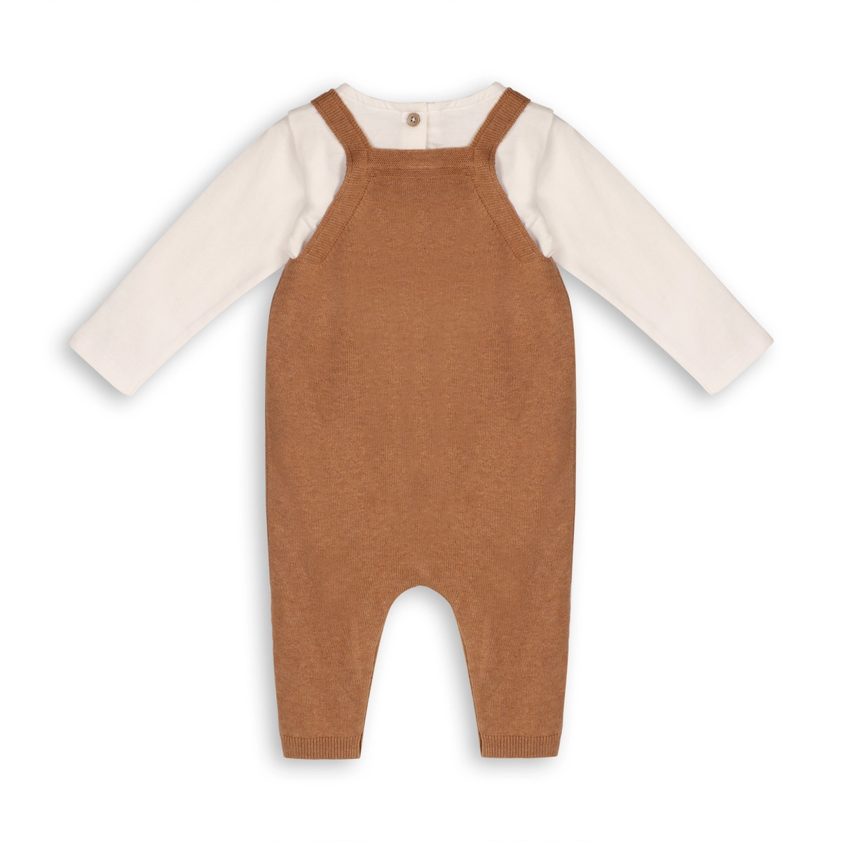 Bear Knitted Overall Set