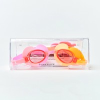 Pink Heart Kids Swimming Goggles