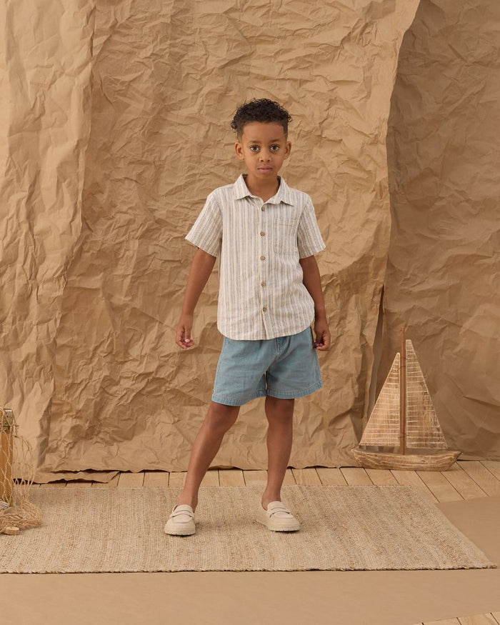 Washed Blue Dawson Short