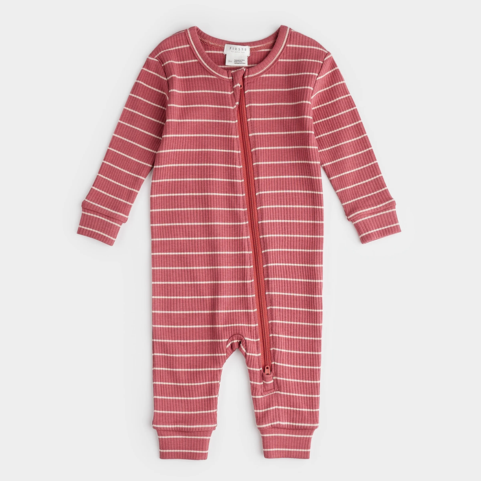 Raspberry Striped Modal Sleeper