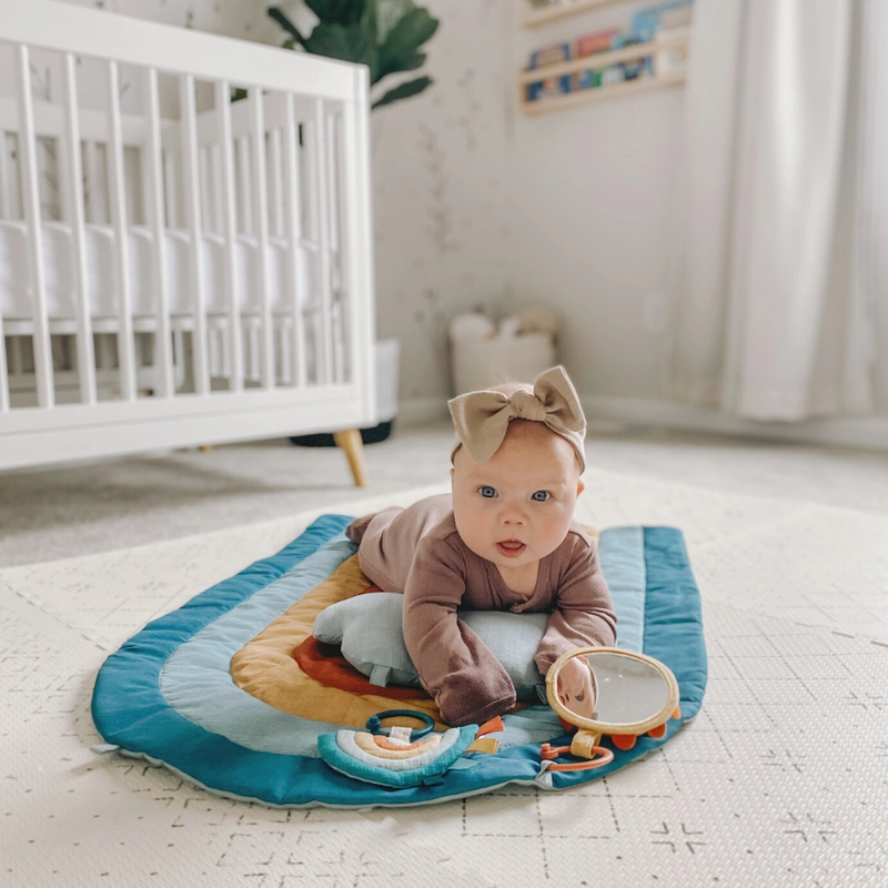 Rainbow Tummy Time Mat Set