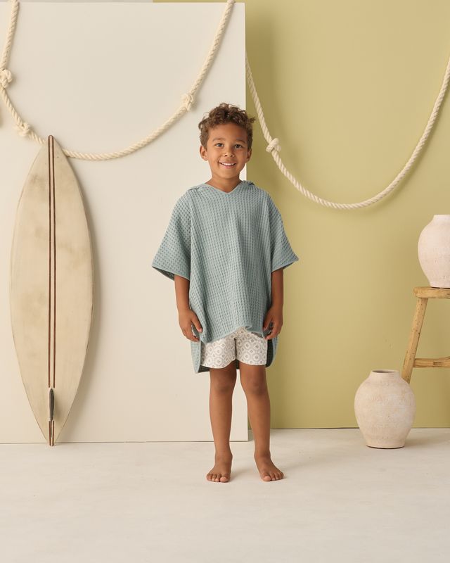 Sea Green Beach Poncho
