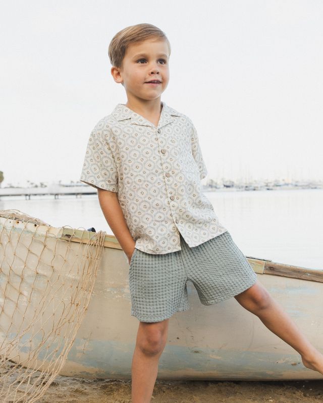 Sea Green Relaxed Short