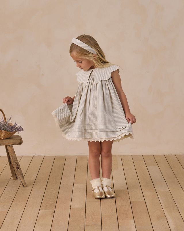 Sky Stripe Florence Dress