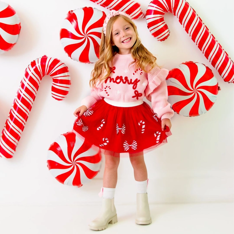 Candy Cane Sequin Tutu