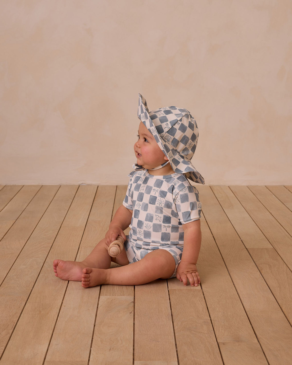 Coastal Checker Swim Hat